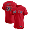 harde B.Red Sox #35 Garrett Crochet Player Red Limited Elite Home Game Stitched Jerseys
