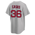 harde B.Red Sox #36 Triston Casas Player Gray Road Home Game Stitched Jerseys