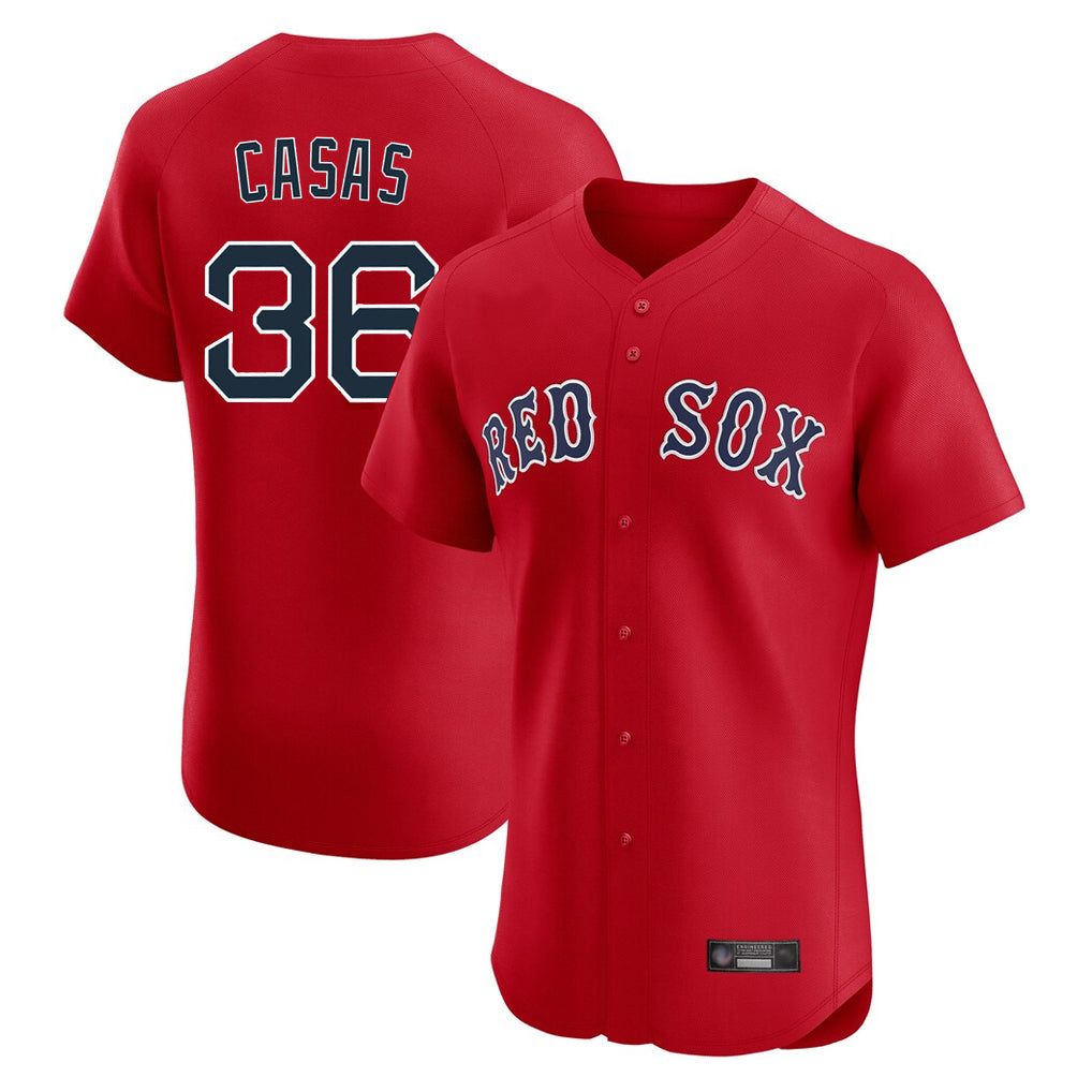 harde B.Red Sox #36 Triston Casas Player Red Limited Elite Home Game Stitched Jersey