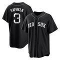 harde B.Red Sox #3 Ceddanne Rafaela Player Black Home Game Stitched Jerseys