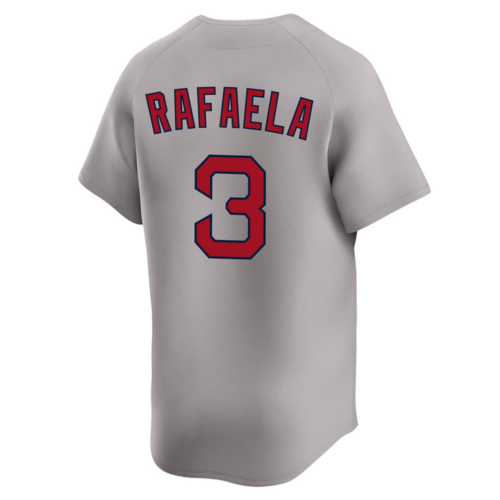 harde B.Red Sox #3 Ceddanne Rafaela Player Gray Road Limited Home Game Stitched Jerseys