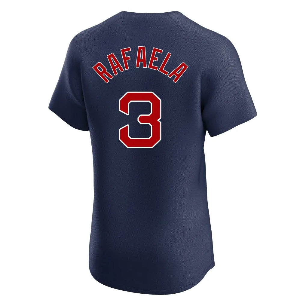 harde B.Red Sox #3 Ceddanne Rafaela Player Navy Limited Elite Home Game Stitched Jerseys
