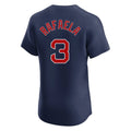 harde B.Red Sox #3 Ceddanne Rafaela Player Navy Limited Elite Home Game Stitched Jerseys