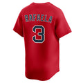 harde B.Red Sox #3 Ceddanne Rafaela Player Red Limited Home Game Stitched Jerseys