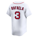 harde B.Red Sox #3 Ceddanne Rafaela Player White Limited Home Game Stitched Jerseys