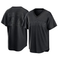 harde B.Red Sox #44 Aroldis Chapman Player Black T-shirt Home Game Stitched Jerseys