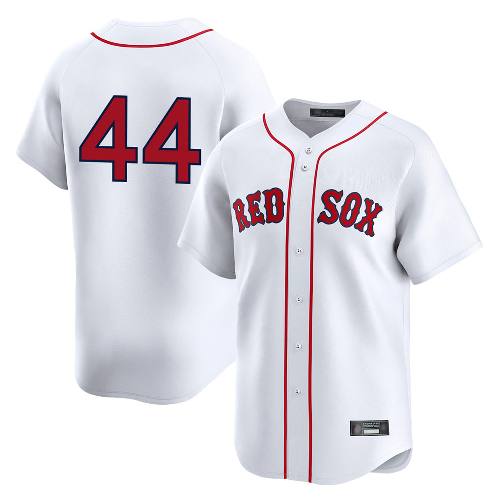 harde B.Red Sox #44 Aroldis Chapman Player White Limited Home Game Stitched Jerseys