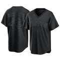 harde B.Red Sox #49 Tim Wakefield Player Black T-shirt Home Game Stitched Jerseys