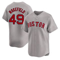 harde B.Red Sox #49 Tim Wakefield Player Gray Road Limited Home Game Stitched Jerseys