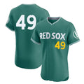 harde B.Red Sox #49 Tim Wakefield Player Green City Connect Limited Elite Home Game Stitched Jerseys