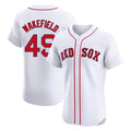 harde B.Red Sox #49 Tim Wakefield Player White Limited Elite Home Game Stitched Jerseys