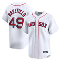 harde B.Red Sox #49 Tim Wakefield Player White Limited Home Game Stitched Jerseys