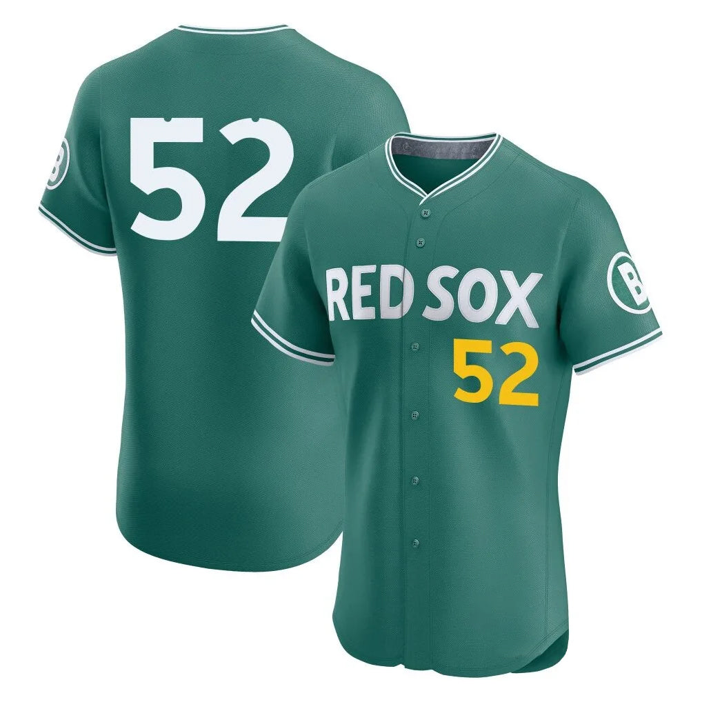 harde B.Red Sox #52 Wilyer Abreu Player Green City Connect Limited Elite Home Game Stitched Jerseys