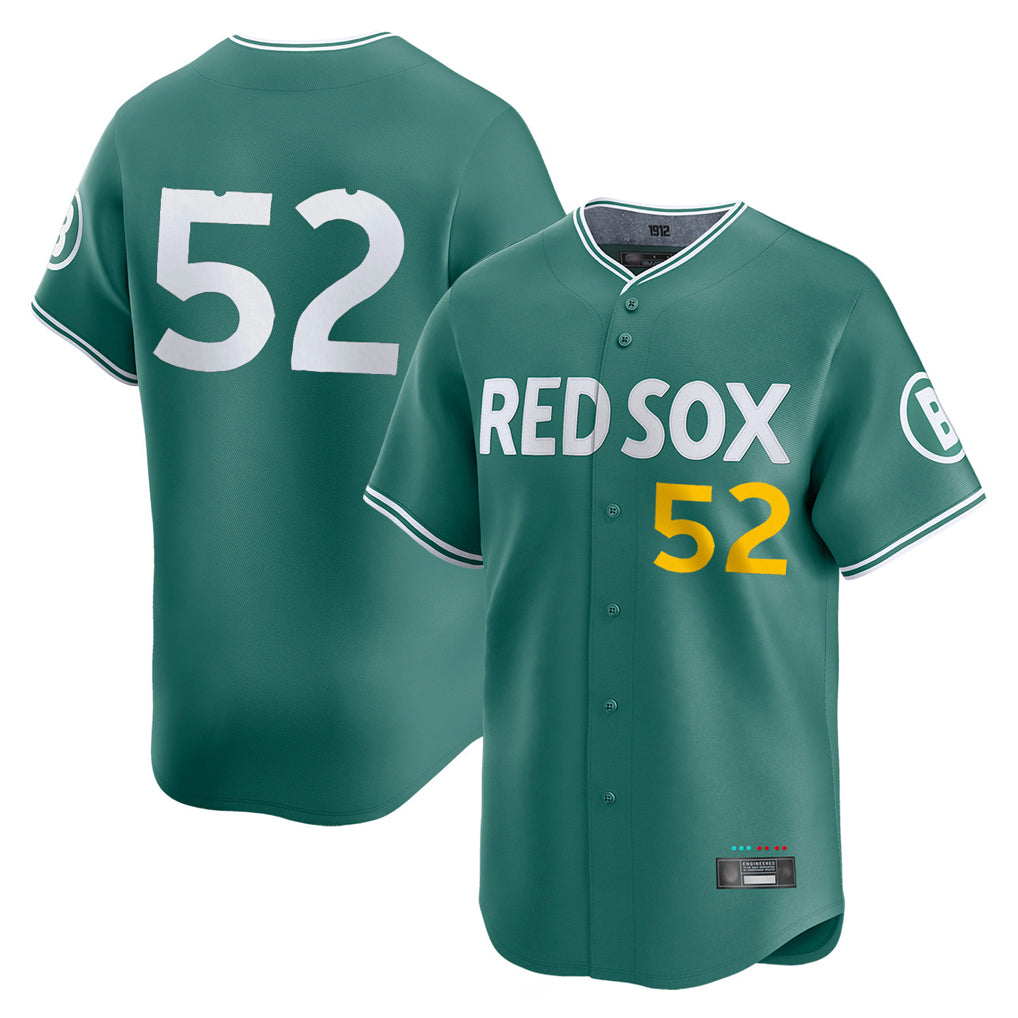 harde B.Red Sox #52 Wilyer Abreu Player Green City Connect Limited Home Game Stitched Jerseys
