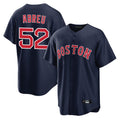 harde B.Red Sox #52 Wilyer Abreu Player Navy Home Game Stitched Jerseys