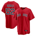 harde B.Red Sox #52 Wilyer Abreu Player Red Home Game Stitched Jerseys