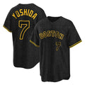 harde B.Red Sox #7 Masataka Yoshida Player Black Snake Skin City Home Game Stitched Jerseys