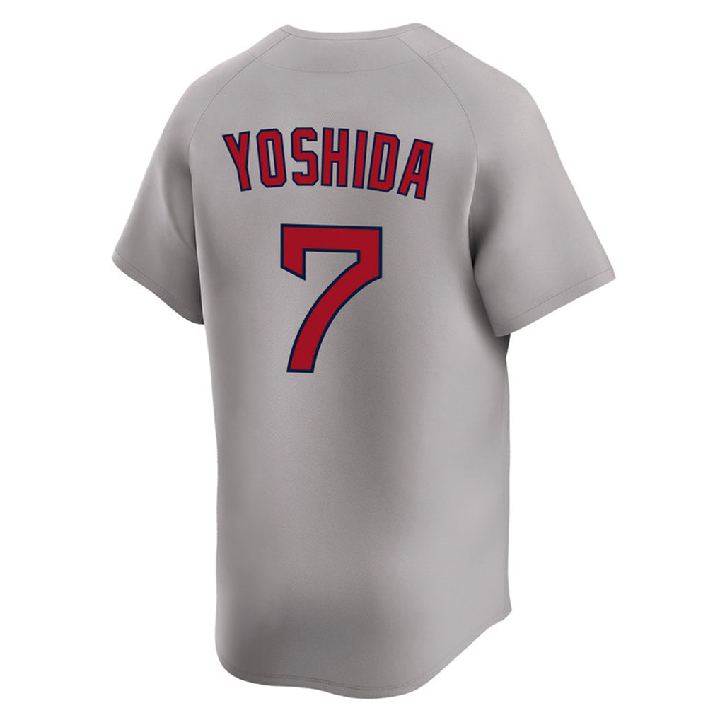harde B.Red Sox #7 Masataka Yoshida Player Gray Road Limited Home Game Stitched Jerseys