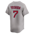 harde B.Red Sox #7 Masataka Yoshida Player Gray Road Limited Home Game Stitched Jerseys