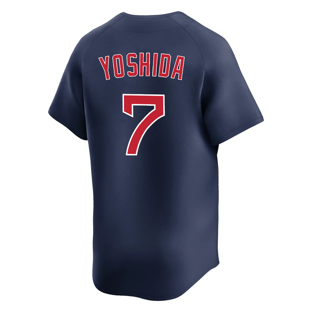 harde B.Red Sox #7 Masataka Yoshida Player Navy Limited Home Game Stitched Jerseys