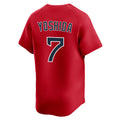 harde B.Red Sox #7 Masataka Yoshida Player Red Limited Home Game Stitched Jerseys