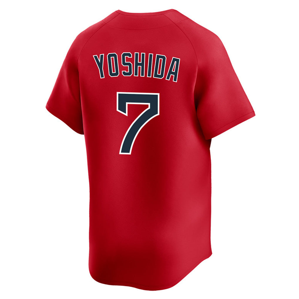 harde B.Red Sox #7 Masataka Yoshida Player Red Limited Home Game Stitched Jerseys