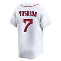harde B.Red Sox #7 Masataka Yoshida Player White Limited Home Game Stitched Jerseys