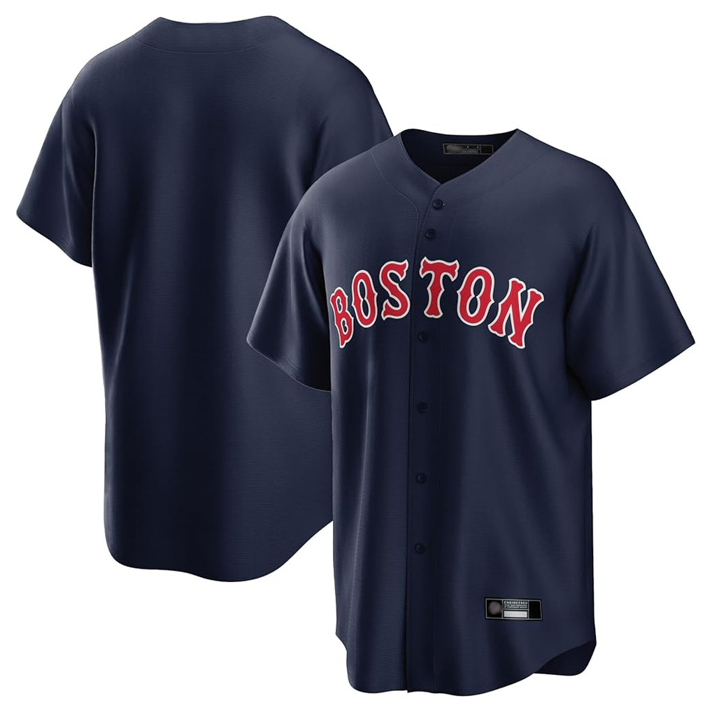 harde B.Red Sox Blank Player Navy Home Game Stitched Jerseys