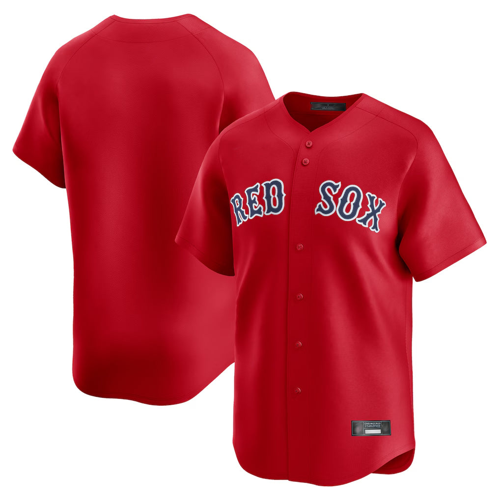 harde B.Red Sox Blank Player Red Limited Home Game Stitched Jerseys
