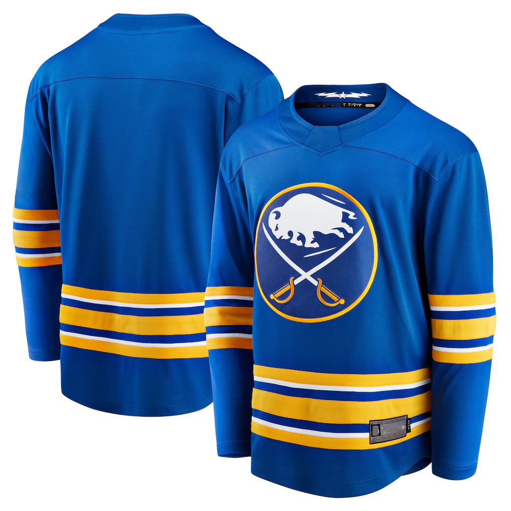 harde B.Sabres Royal Home Breakaway Stitched Jerseys