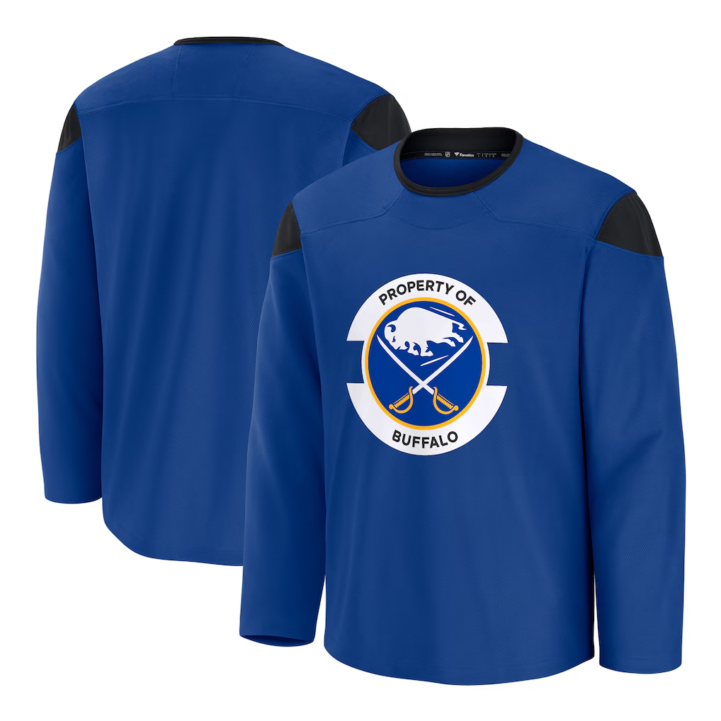 harde B.Sabres Royal Practice Stitched Jerseys