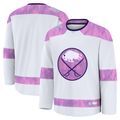 harde B.Sabres White 2024 Hockey Fights Cancer Practice Stitched Jerseys
