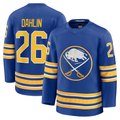 harde B.Sabres #26 Rasmus Dahlin Royal Home Premium Stitched Jerseys