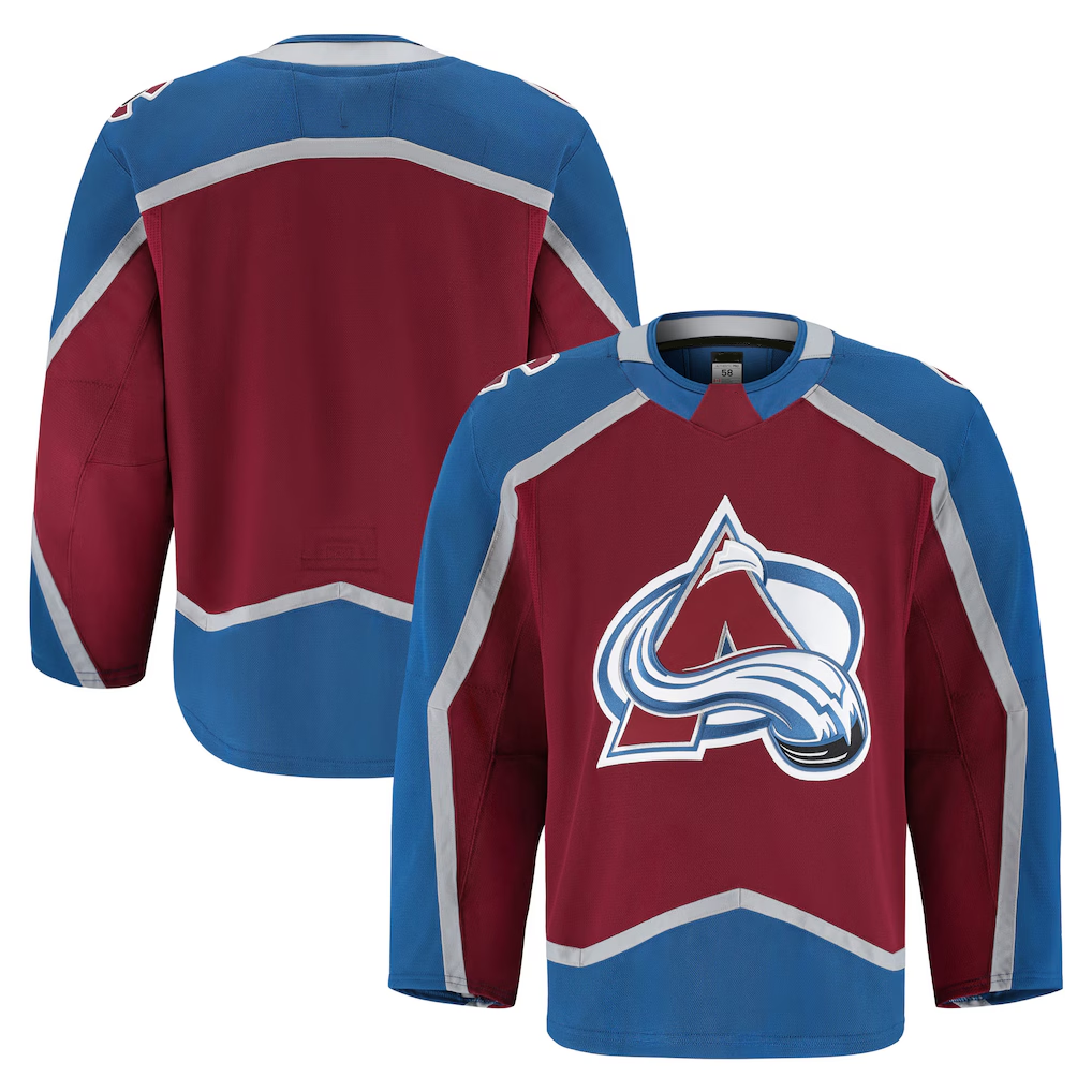 harde C.Avalanche Burgundy Home Authentic Pro Jerseys