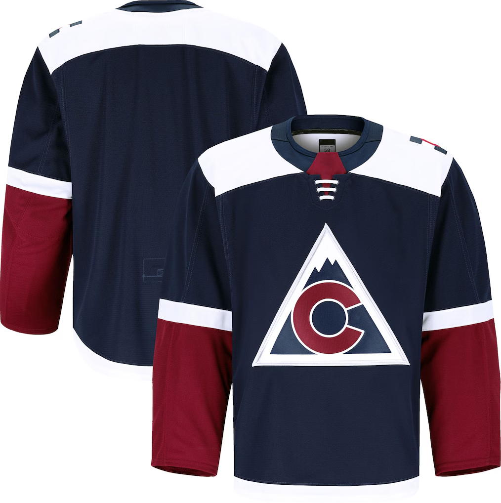 harde C.Avalanche Navy Alternate Authentic Pro Jerseys