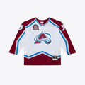 harde C.Avalanche Patrick Roy Mitchell & Ness White 1995 Power Play Jerseys