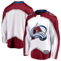 harde C.Avalanche White Away Breakaway Jerseys