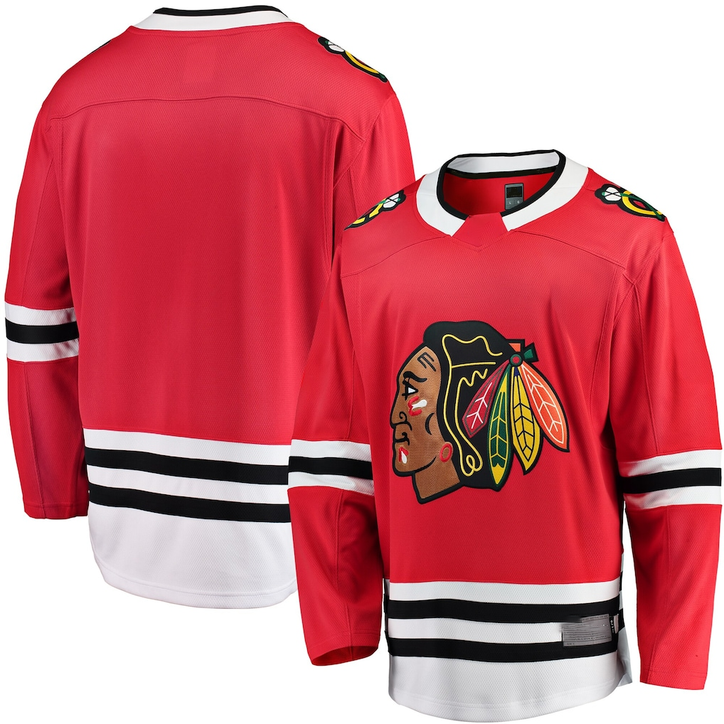 harde C.Blackhawks Red Breakaway Home Jerseys
