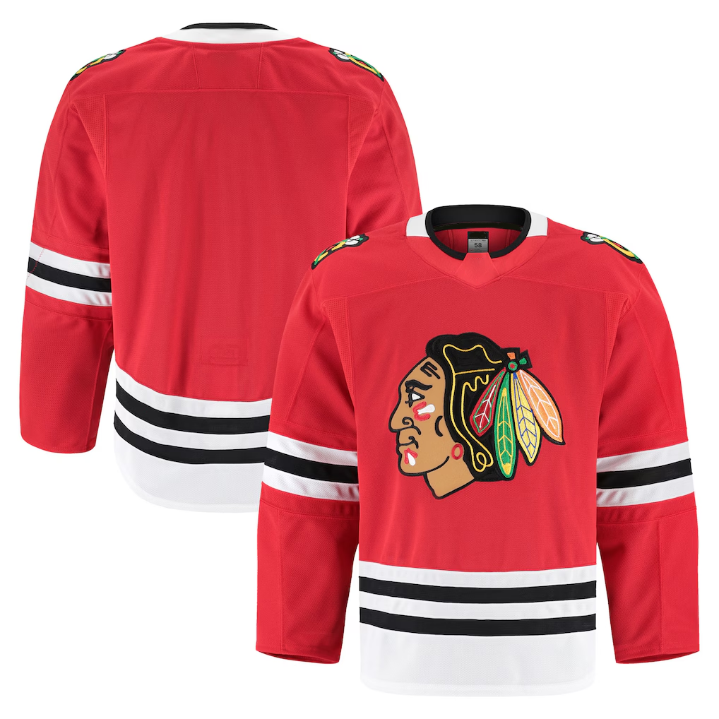 harde C.Blackhawks Red Home Authentic Pro Jerseys
