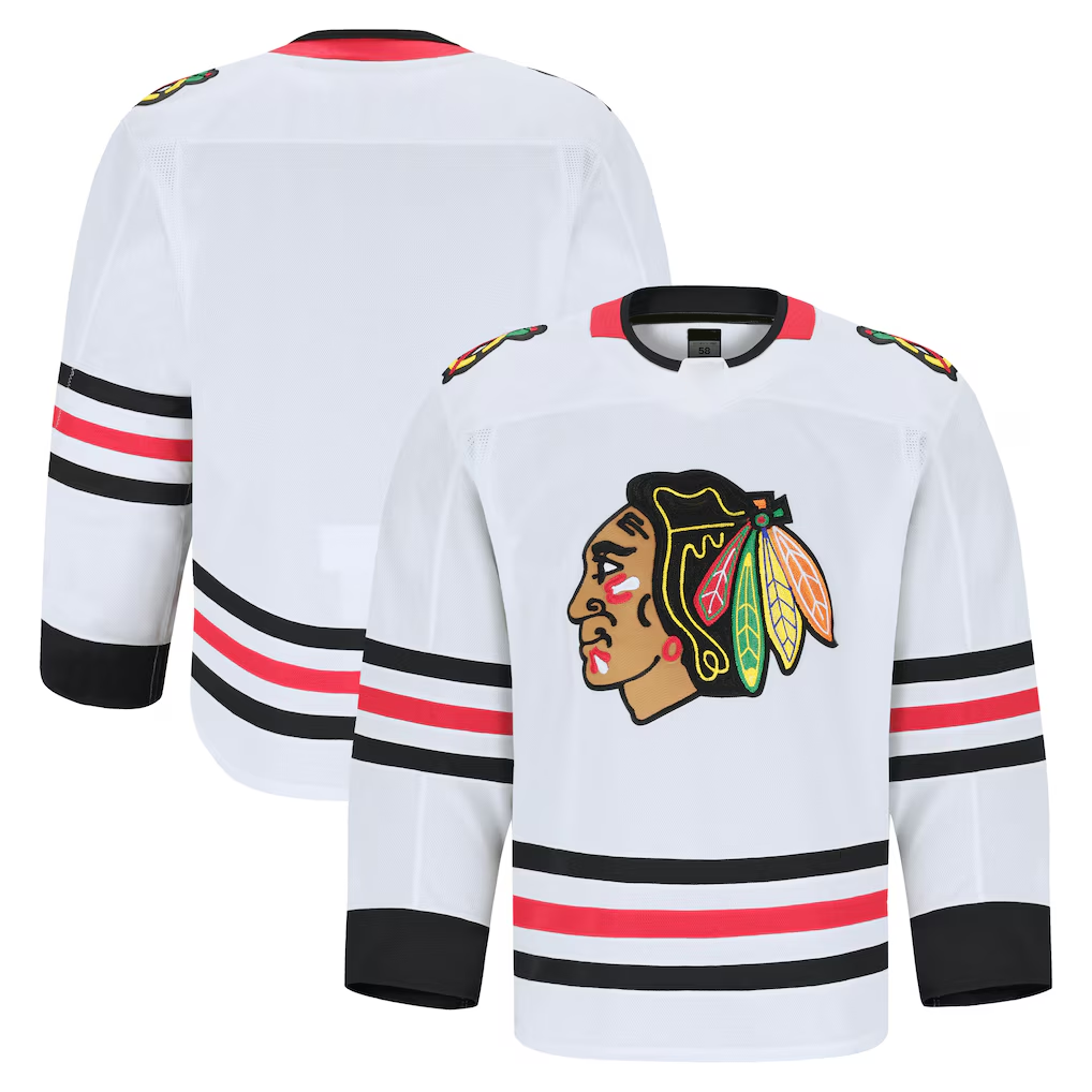 harde C.Blackhawks White Away Authentic Pro Jerseys