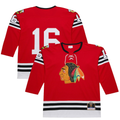 harde C.Blackhawks #16 Bobby Hull Scarlet 1960-61 Power Play Jerseys
