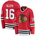 harde C.Blackhawks #16 Eddie Olczyk Red Premier Breakaway Retired Player Jerseys
