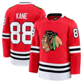 harde C.Blackhawks #88 Patrick Kane Red Premium Jerseys