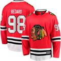 harde C.Blackhawks #98 Connor Bedard Red Home Breakaway Player Jerseys