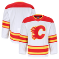 harde C.Flames White Away Authentic Pro Jerseys