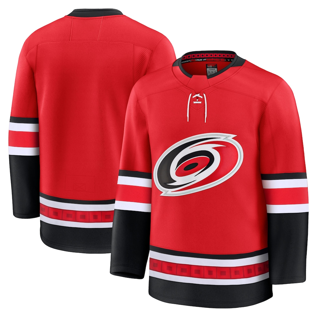 harde C.Hurricanes Red Alternate Premium Stitched Jerseys