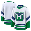 harde C.Hurricanes White Throwback Premium Stitched Jerseys