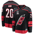 harde C.Hurricanes #20 Sebastian Aho Black 2026 Stanley Cup Champions Home Breakaway Stitched Jerseys