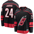 harde C.Hurricanes #24 Seth Jarvis Black Home Breakaway Stitched Jerseys