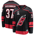 harde C.Hurricanes #37 Andrei Svechnikov Black 2026 Stanley Cup Champions Home Breakaway Stitched Jerseys